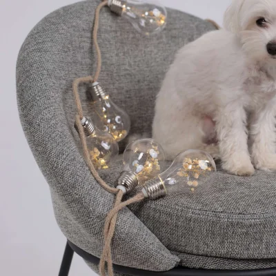 Светодиодная гирлянда AKS тип 2 ( Лампочки 10LED, 1.65м, 2АА )_13