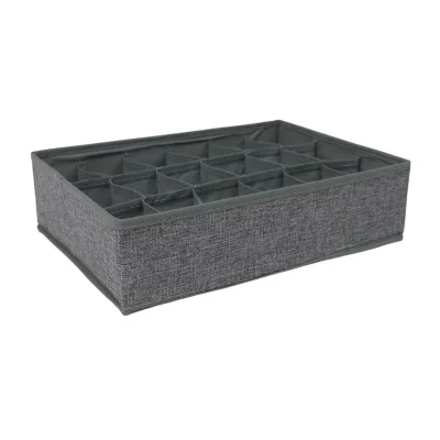 Контейнер для хранения MACKENZIE-1, 18 ячеек, серый, 34*24*9см фотография