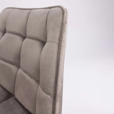 Стул LINX, полубарный, бежевый велюр G062-13/черный_9