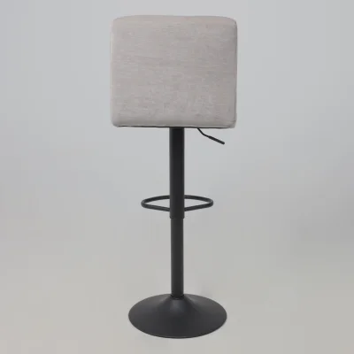 Стул барный LOGOS, серый шенилл Ote Canna 452/черный_13