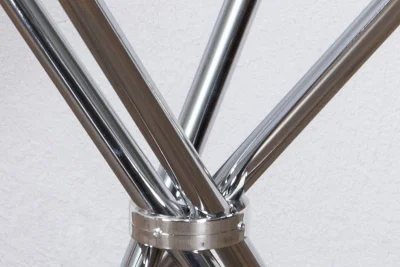 Стол SELIA, d800*760*8мм, стекло/хром_3