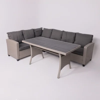 Комплект садовой мебели ROSEWOOD (диван 2шт, стол 1шт), серый_16