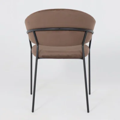 Стул AV 433, шоколадный бархат Confetti chocolate/черный_9