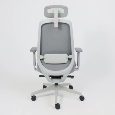 Кресло поворотное FENIX, серая сетка + ткань/серый полиамид_7