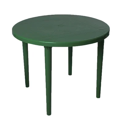 Стол круглый 900мм, тёмно-зелёный фотография
