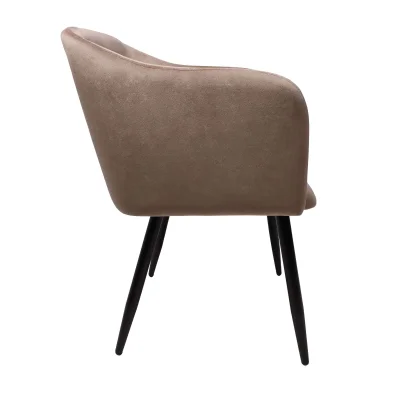 Кресло ORLY, бежевый велюр HLR08/черный_3