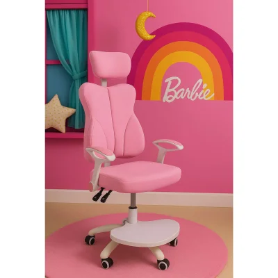 Кресло поворотное LOLU, ткань, розовый_25