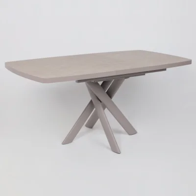 Стол LEONEL-130, раздвижной 130(165)х85, Бежевый камень-HPL/Капучино_17