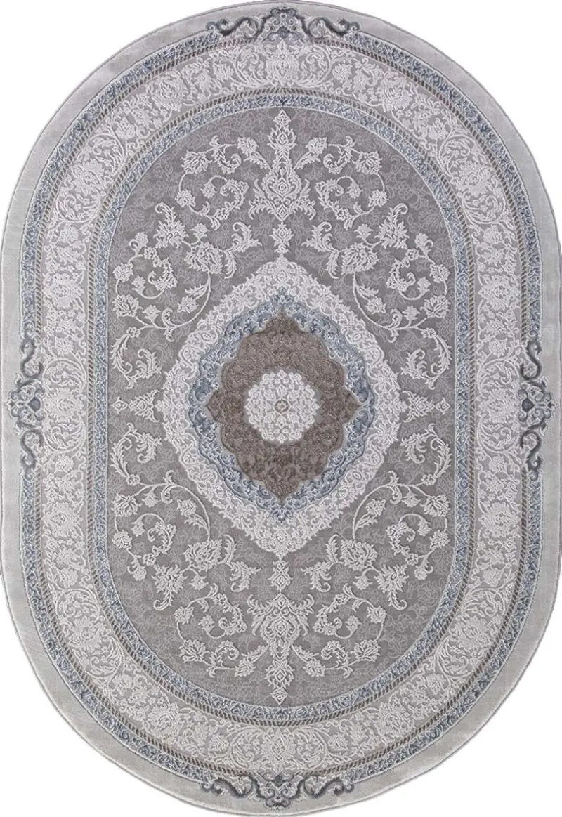 Ковер ARMINA 03874A - BLUE / BLUE - Овал 1.6 на 2.3_preview_2