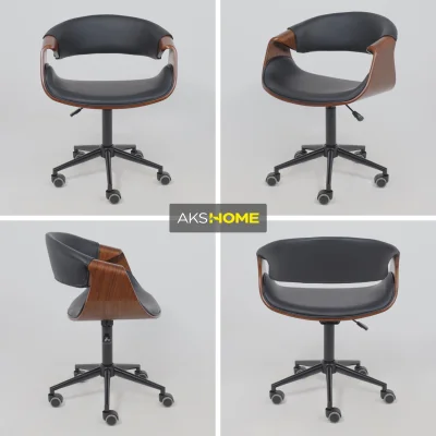 Кресло барное ANGARA, экокожа, черный/черный_17