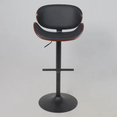 Кресло барное ROCKER, экокожа, черный/черный_10