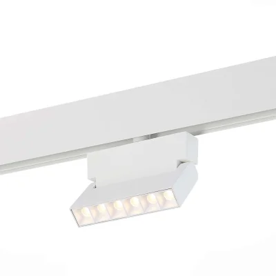 Магнитный трековый светильник белый LED 1*6W 3000K 532Lm Ra>80 36° IP20 L120xW22xH134 4 SKYLINE 48_3