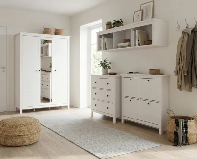 Прихожая Сага, белый. Комплект №4_3