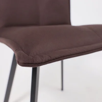 Кресло РУБИК U Velutto 24 темно-коричневый велюр/черный_16