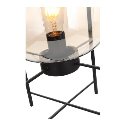 Прикроватная лампа ST-Luce Черный/Коньячный E27 1*40W (из 2-х коробок) БУРАСКА_2