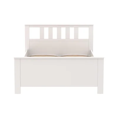 Кровать двойная САГА 140*200, белая (2.08.04.220.1 RU)_2