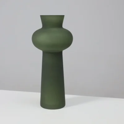 Ваза стеклянная RADIANCE, зеленый, 13*29см_4