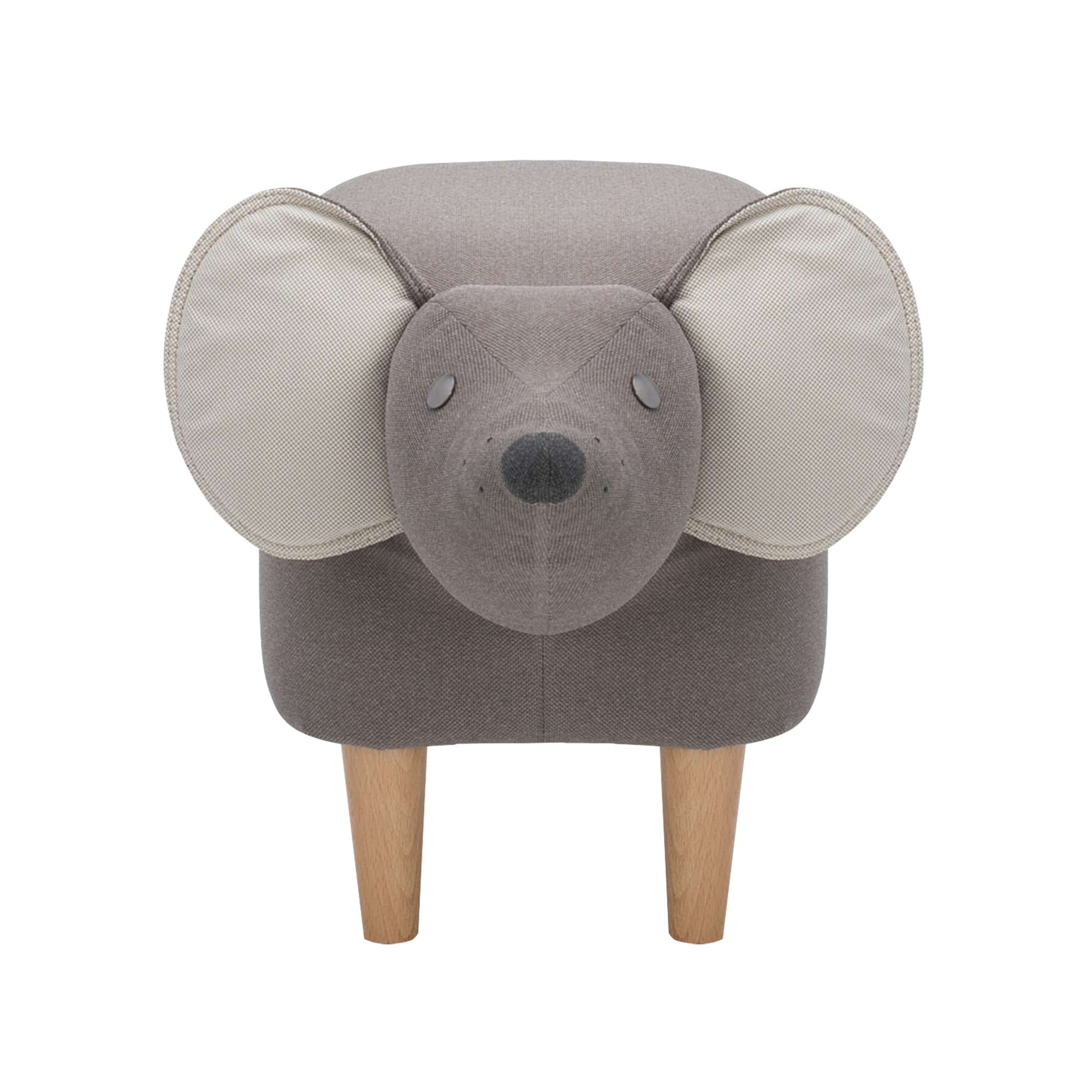 Пуф Leset Mouse COMBI, 330*650*410, рогожка Milos16 коричневый / Milos02 бежевый_preview_2