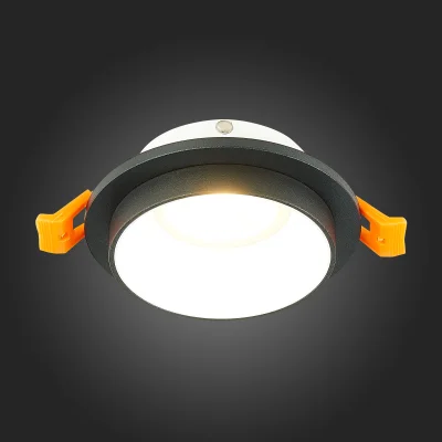 Св-к встр. Черный GU10 1*50W  IP20 D92xH38 220V Без ламп Встраиваемые светильники_2