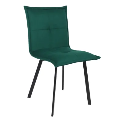 Кресло РУБИК U, Velutto 33 темно-зеленый велюр/черный фотография