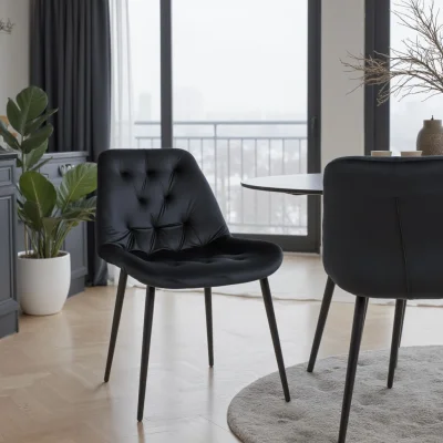 Стул AV 435, черный бархат H-75/черный_2