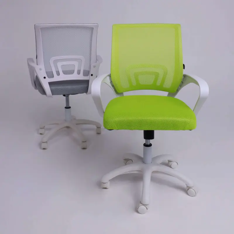 Кресло поворотное RICCI NEW, WHITE (салатовый)_preview_13
