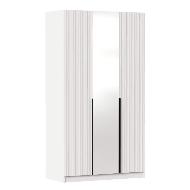 Шкаф SZF2D1L МДФ, к.Белый/ф.Белый фотография