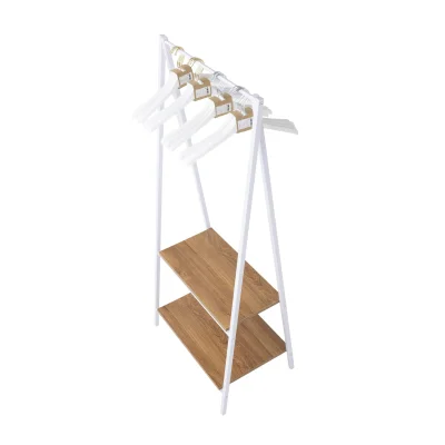 Стойка для одежды CAPELLA, (белый/коричневый), ECONOM_4