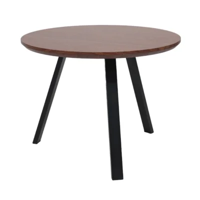 Стол журнальный BUFFY, тёмная вишня/черный, d600*450_1