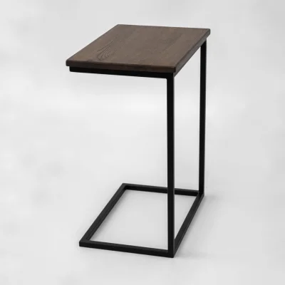 Стол журнальный HAWK DD, дуб мореный/черный_5