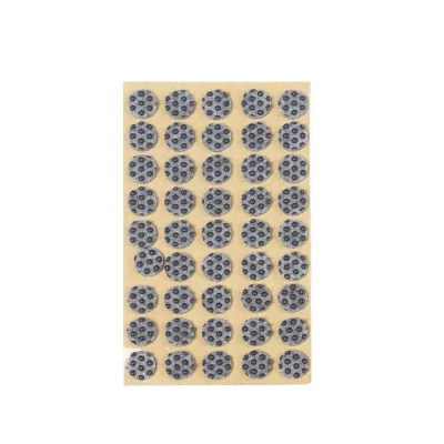 Подкладка самоприлипающая фетровая прорезиненная d15мм (1упак.=45шт), серая, Folmag фотография