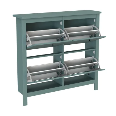 Прихожая Сага, темно-бирюзовая. Комплект №4_3