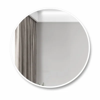 D600 зеркало  с шлиф.кромкой и УФ-печатью (белый), Д-040 фотография