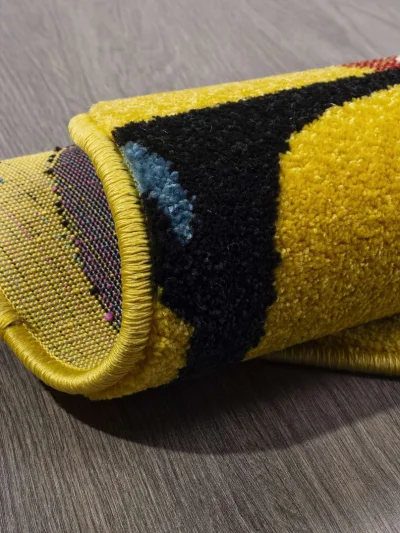 Ковер SMILE NC14 - YELLOW - Круг 1 на 1_3