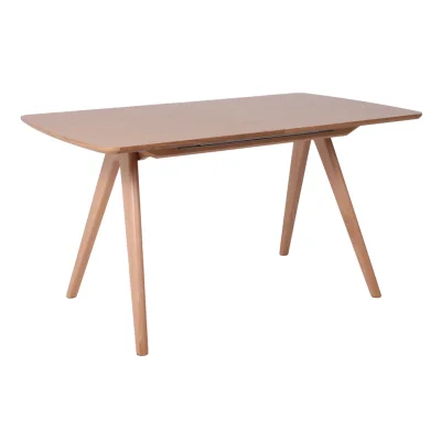 Стол ДЭВИД 1450(1950)*850, Светлый бук без тонировки/Светлый бук фотография