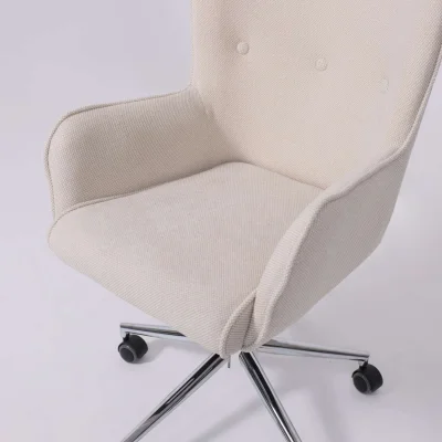 Кресло поворотное BELLA, XL, букле/белый_11