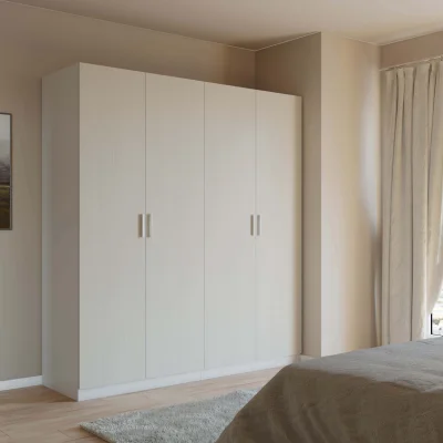 Шкаф для одежды МАРСЕЛЬ 580/МР-06 L-3 (белый премиум)_7