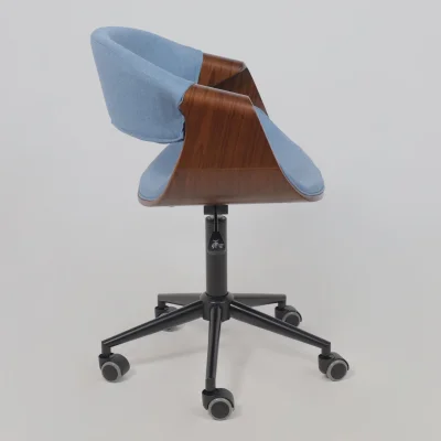 Кресло барное ANGARA, ткань, небесный XC188-26/черный_12