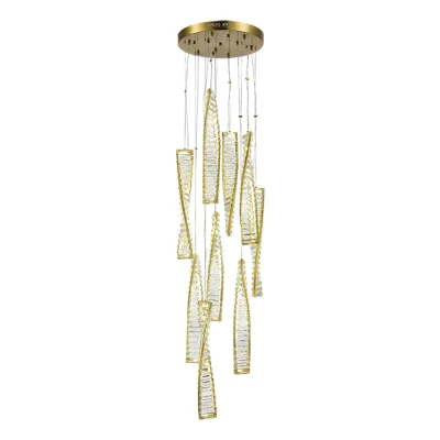 Светильник подвесной ST-Luce Латунь/Прозрачный LED 1*99W 4000K ELICA_2