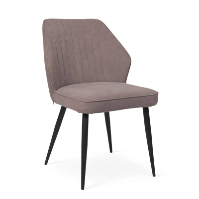 Стул MICHAEL, b05 LATTE LUX\черный фотография