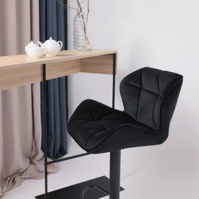 Кресло барное BERLIN GB, Seven 35 черный велюр/черный_3