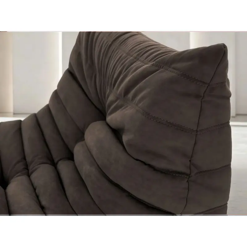 Бескаркасное кресло-шезлонг Француз BeanBag 90*45 / микровелюр, Шоколад_preview_3