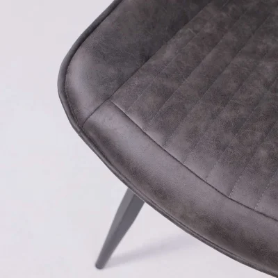 Стул Devis, винтажный серый Dallas-003/черный_13