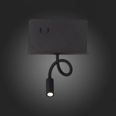 Светильник настенный ST-Luce Черный/Черный LED 2*3W 4000K Настенные светильники_11