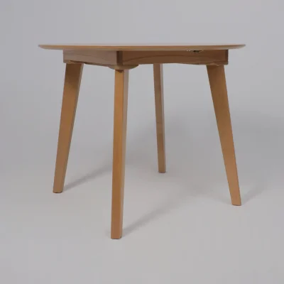 Стол КРИТ 1100(1450)*1100, Светлый бук без тонировки/светлый бук_14