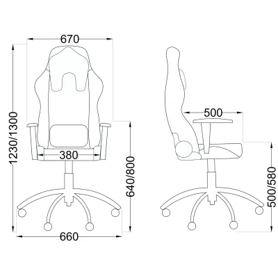 Кресло поворотное SPRINTER, ECO, белый/красный_10