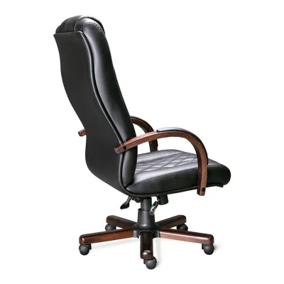 Кресло PARMA A Laguna (орех темный) кожа/компаньон (черная), мультиблок_3