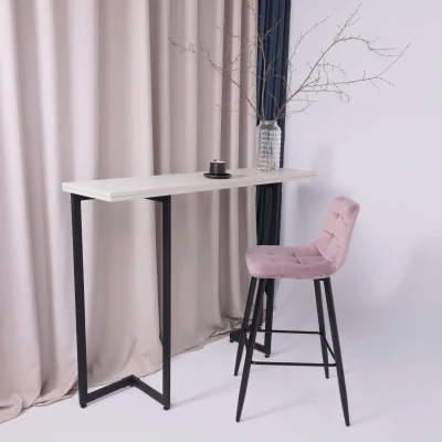 Стул STELLA, барный, пыльная роза велюр HLR25/черный_7