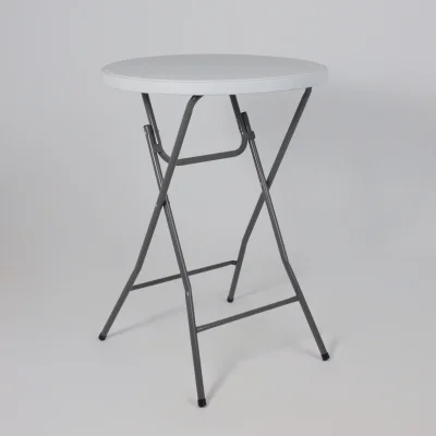 Стол складной Table AKS тип 20, белый (D80х110)_2