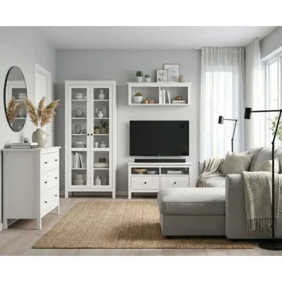 Гостиная Сага, белый. Комплект №2_2